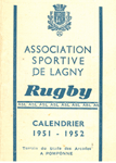 Le calendrier de l'A.S.L. 1951-52