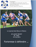 Le Journal des Bleus et Blancs - 19 octobre 2014