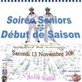 Soirée ASL des seniors de début de saison