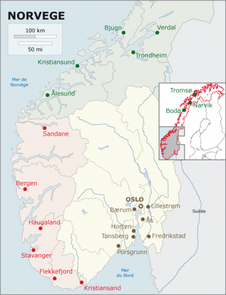 Les clubs de Norvège
