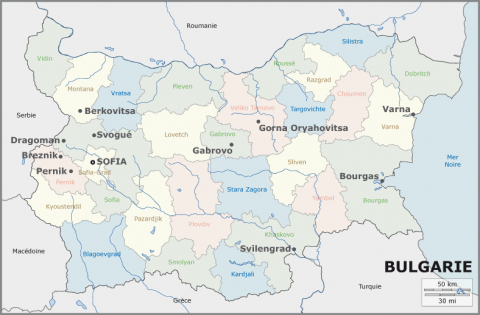 Les clubs de rugby en Bulgarie