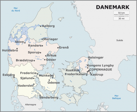 Les clubs de rugby au Danemark