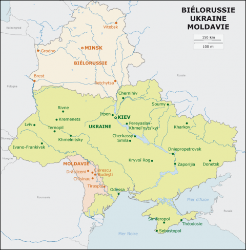 Les clubs en Biélorussie, Ukraine et Moldavie